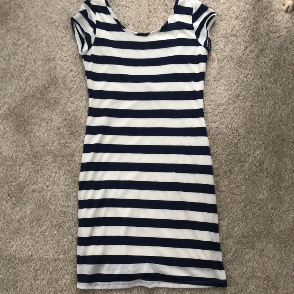 Striped Mini Dress - Picture 2 of 5